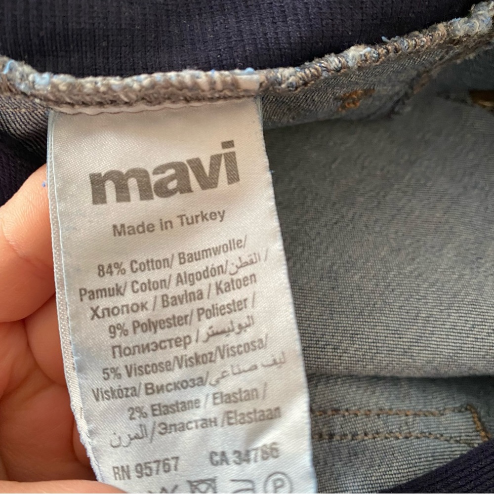 Mavi WOMANS Vanessa ankle jeans pregnant 🤰 26 - Picture 5 of 9